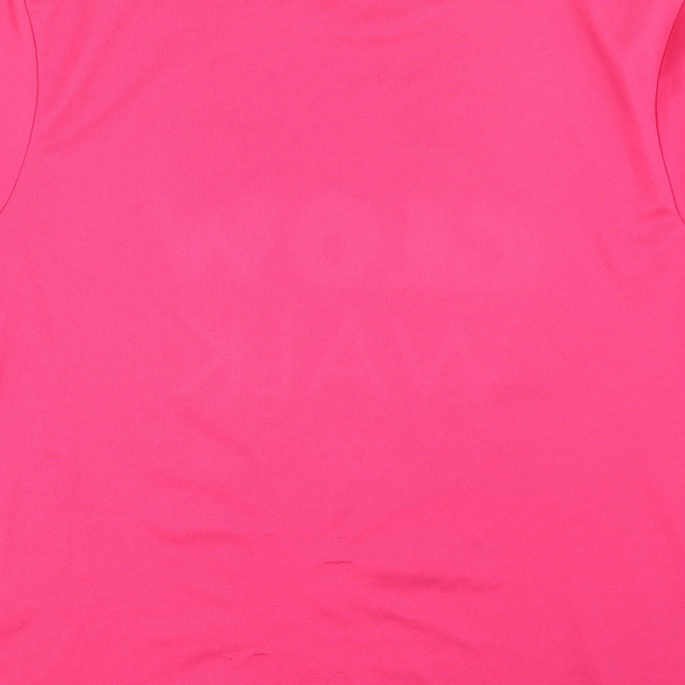 Womens UK Size XL Roly Pink Basic T-Shirt
