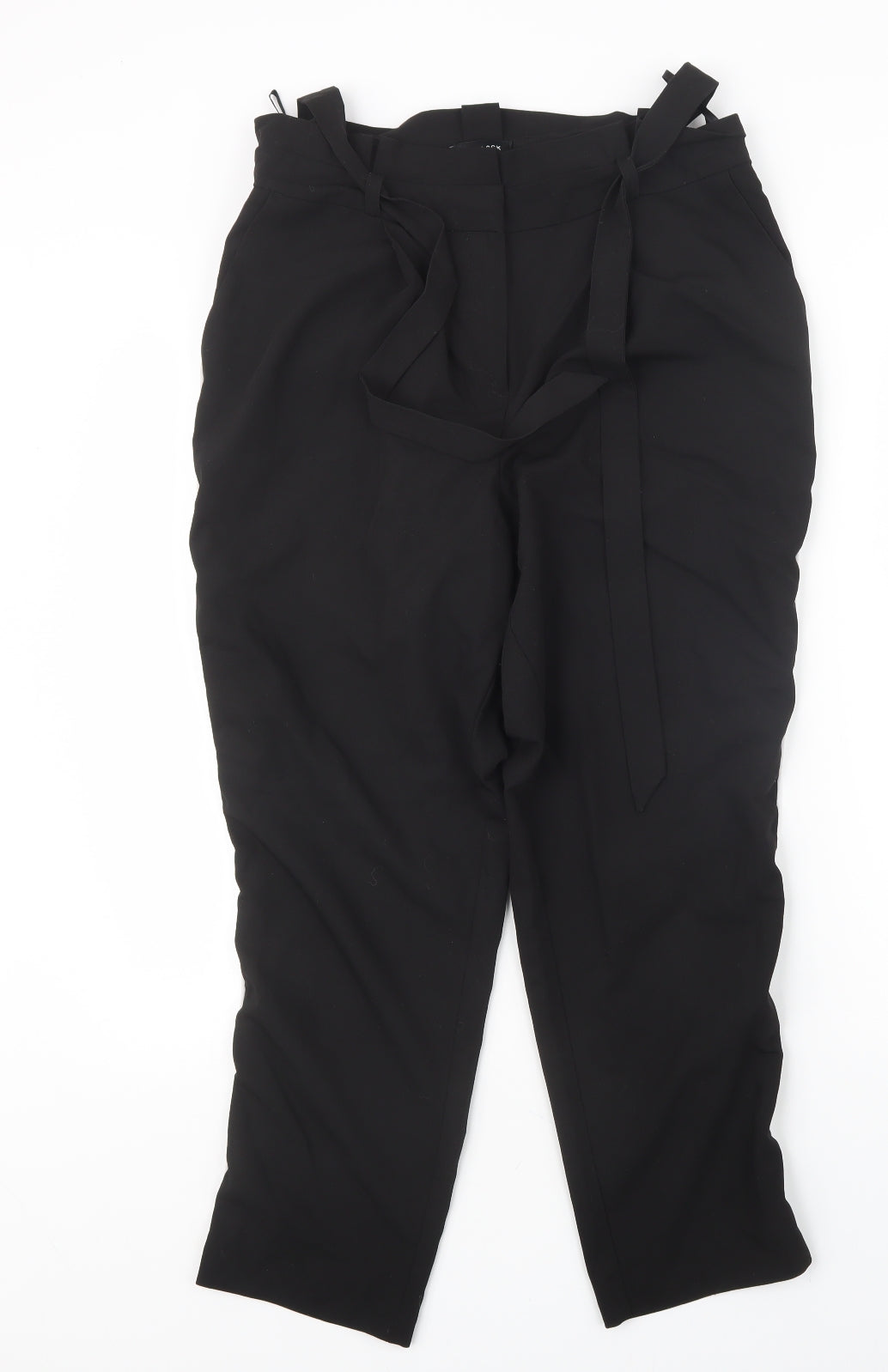 New Look Womens Black   Trousers  Size 12 L25 in