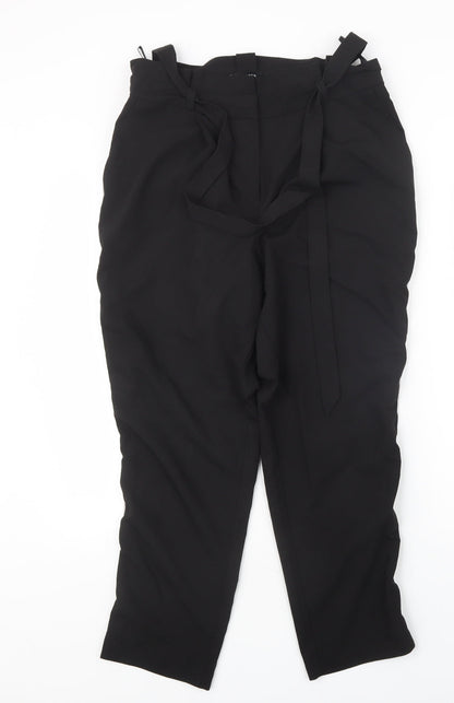 New Look Womens Black   Trousers  Size 12 L25 in