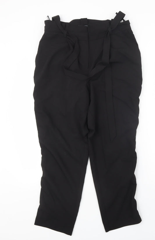 New Look Womens Black   Trousers  Size 12 L25 in