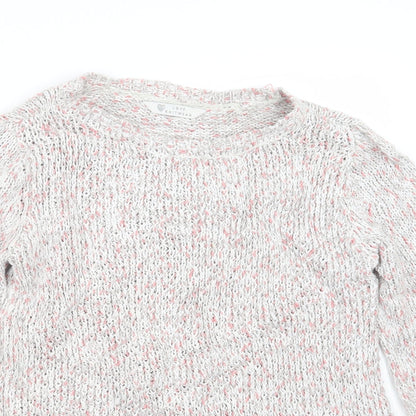 Womens UK Size 10 BHS Grey Pullover Jumper
