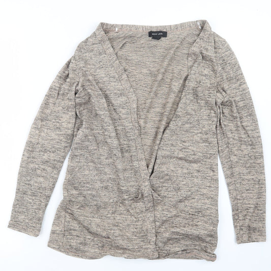 Womens UK Size 12 New Look Beige Cardigan Jumper