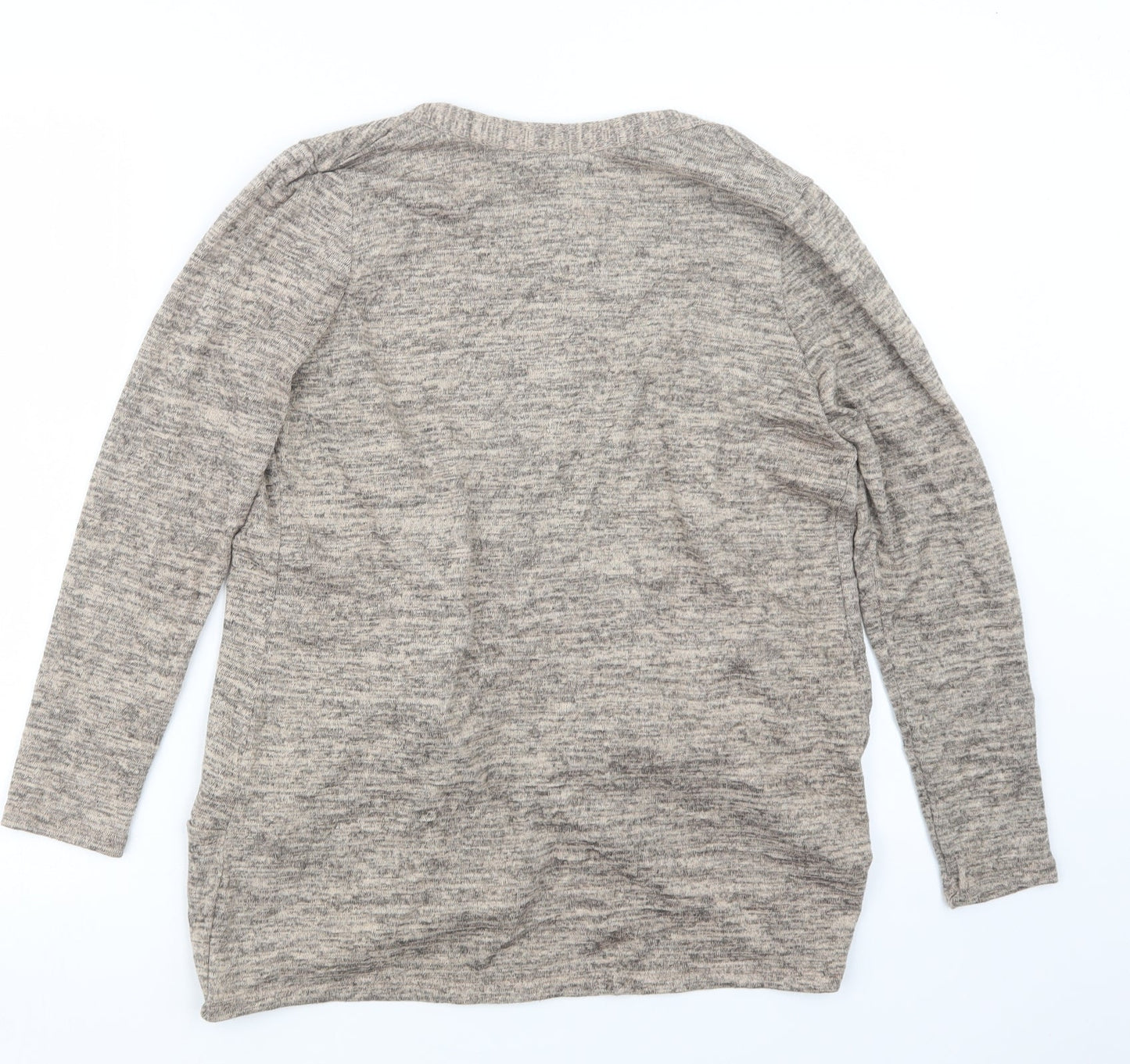 Womens UK Size 12 New Look Beige Cardigan Jumper
