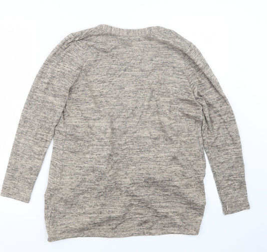 Womens UK Size 12 New Look Beige Cardigan Jumper