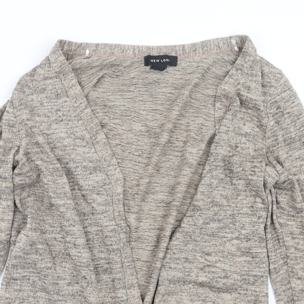 Womens UK Size 12 New Look Beige Cardigan Jumper