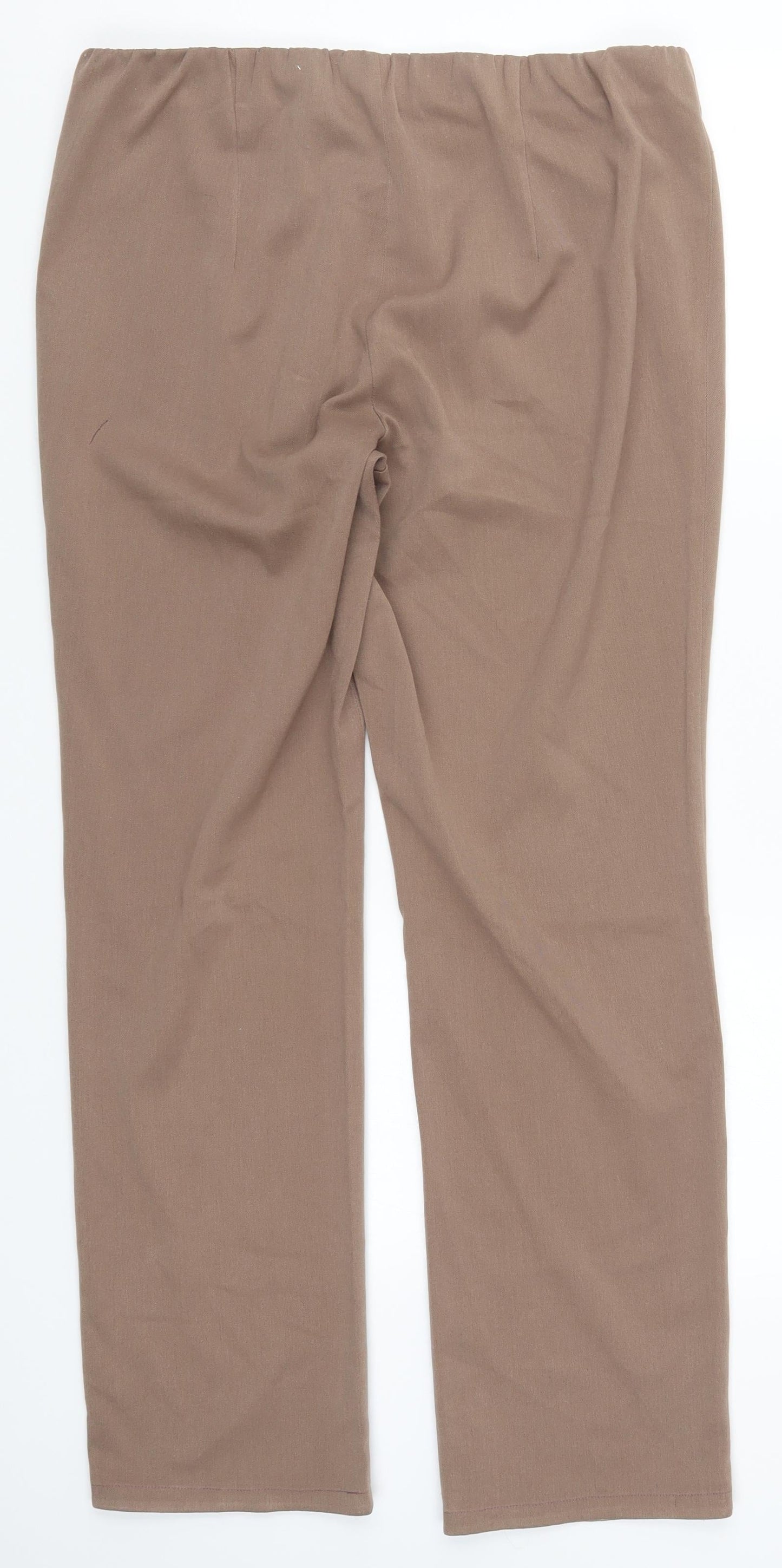 Womens UK Size 34 in Preworn Regular Fit  Brown Trousers