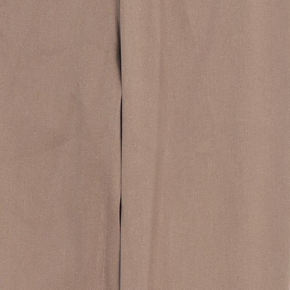 Womens UK Size 34 in Preworn Regular Fit  Brown Trousers