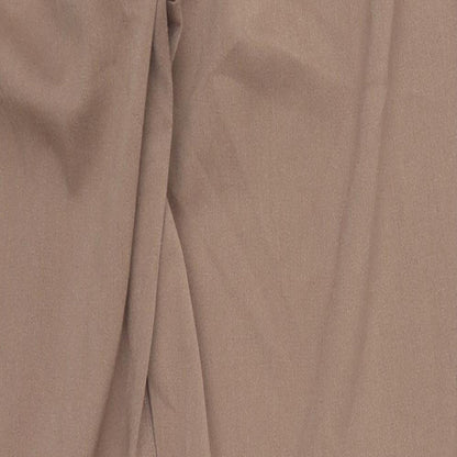 Womens UK Size 34 in Preworn Regular Fit  Brown Trousers
