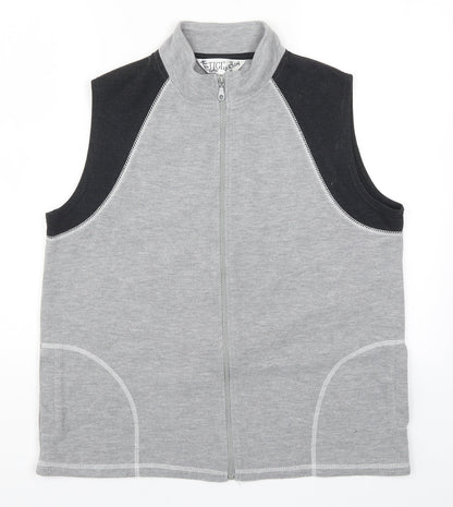 Womens UK Size 14 Tigi Grey Gilet