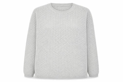 Womens UK Size 18 Isle Grey Pullover Jumper