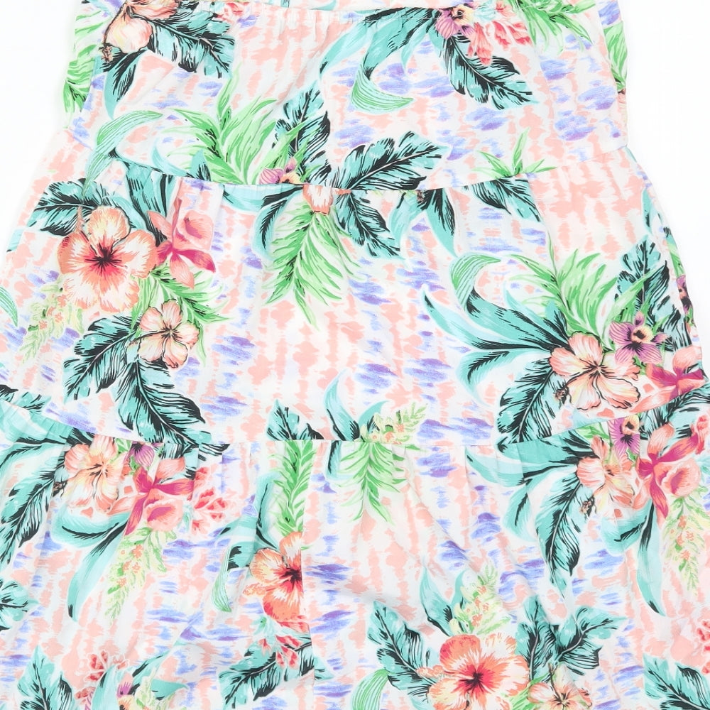 Primark Womens Multicoloured Floral  Trapeze & Swing  Size 6