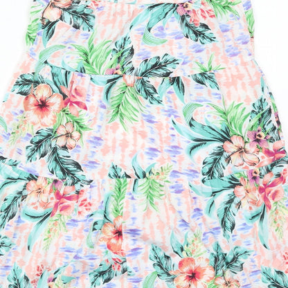 Primark Womens Multicoloured Floral  Trapeze & Swing  Size 6