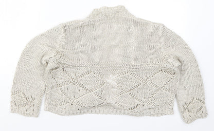 Womens UK Size M Per Una Beige Cardigan Jumper