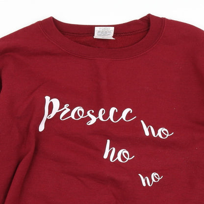 Gildan Womens Red   Pullover Sweatshirt Size S  - Christmas Sweater