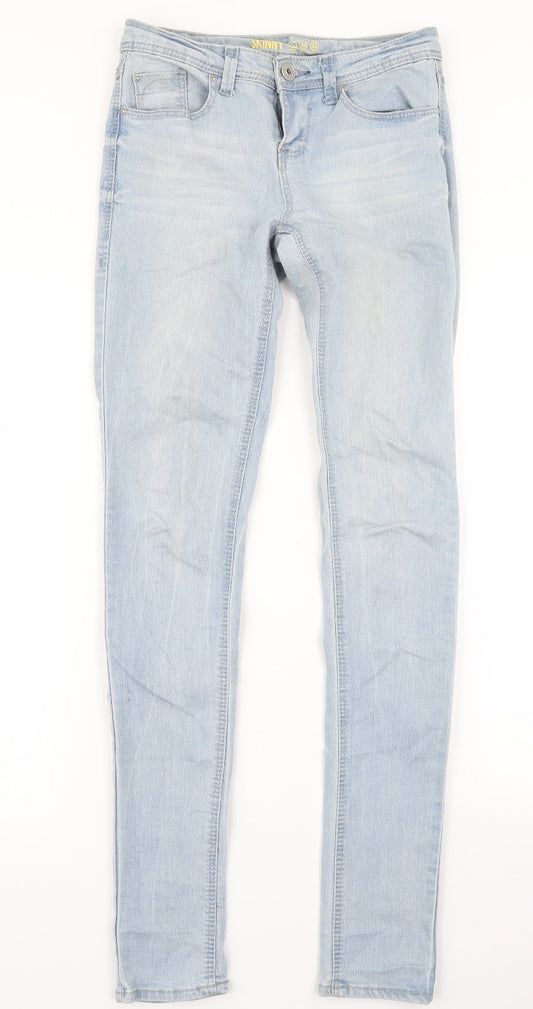 Denim Co Womens Blue  Denim Skinny Jeans Size 6 L31 in