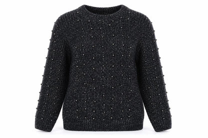 Womens UK Size S Papaya Black Pullover Jumper