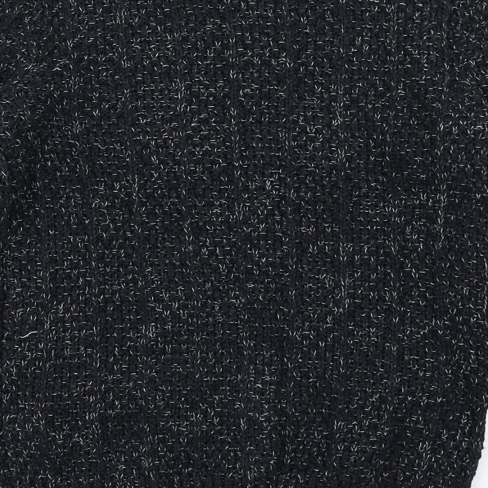 Womens UK Size S Papaya Black Pullover Jumper