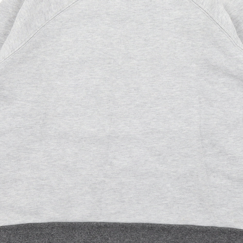 Baci & Abbracci Boys Grey Colourblock  Pullover Sweatshirt Size S