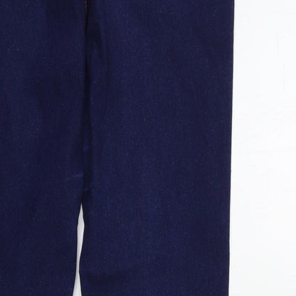 Denim & Co. Womens Blue  Denim Skinny Jeans Size 14 L27 in