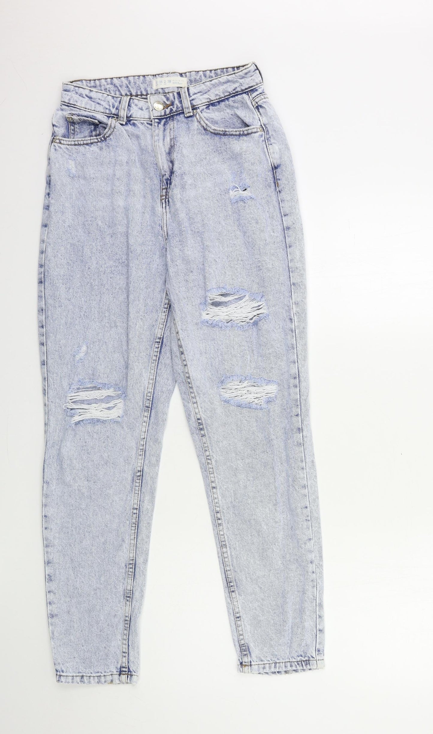 Denim & Co. Womens Blue  Denim Skinny Jeans Size 6 L28 in