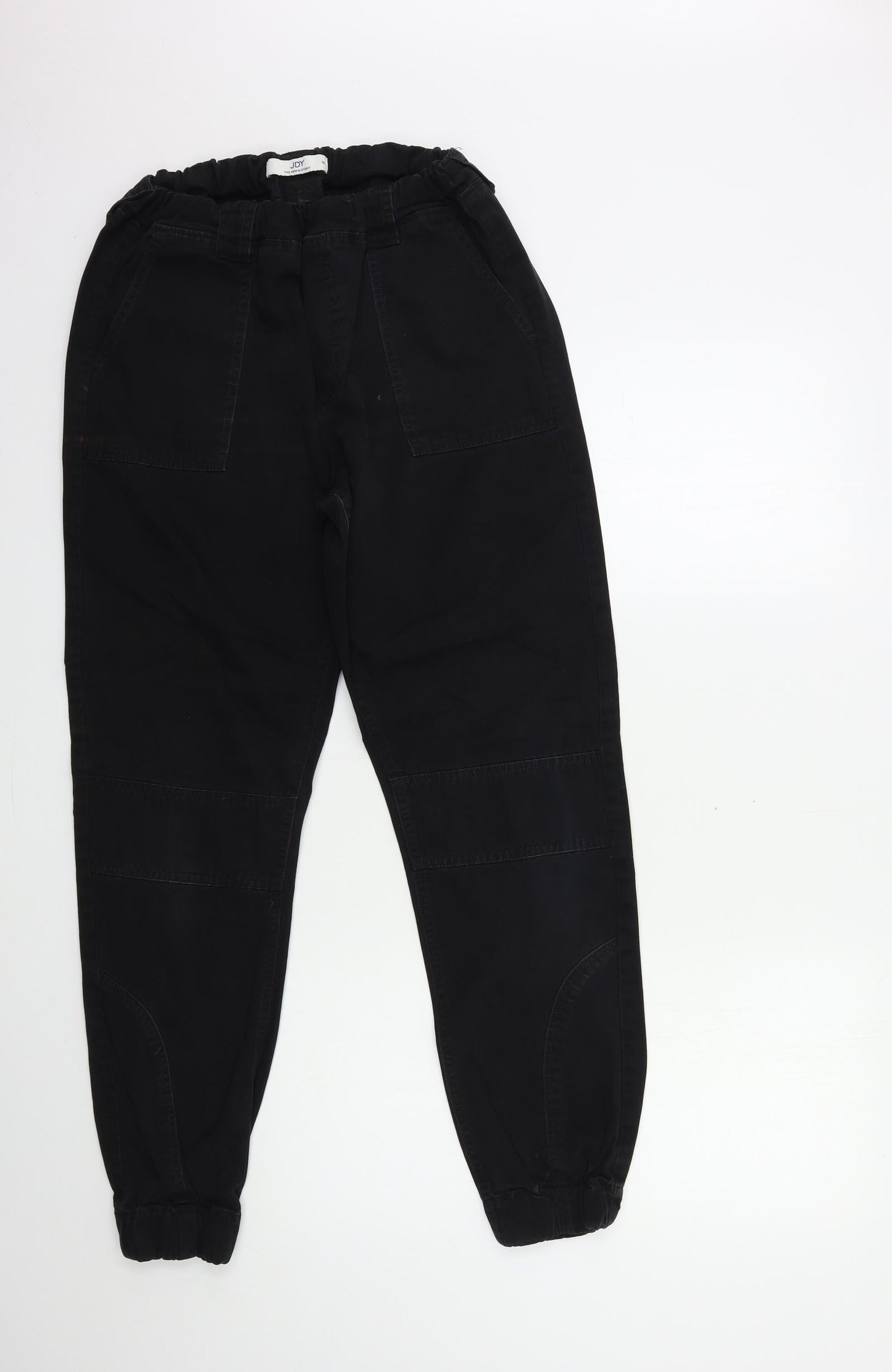 Womens UK Size 10 JDY Regular Fit Tapered Black Jeans