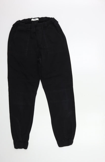 Womens UK Size 10 JDY Regular Fit Tapered Black Jeans
