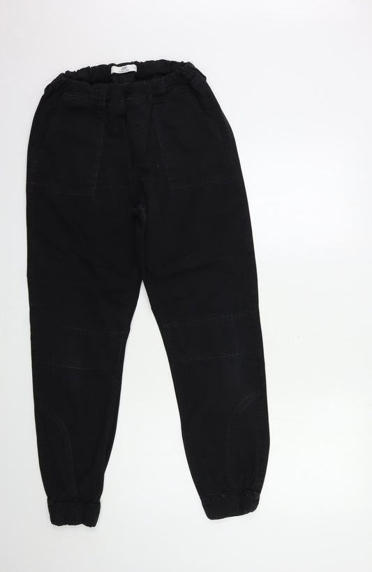 Womens UK Size 10 JDY Regular Fit Tapered Black Jeans