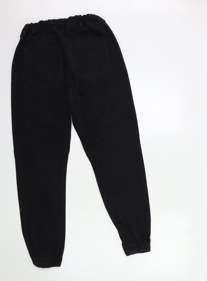 Womens UK Size 10 JDY Regular Fit Tapered Black Jeans