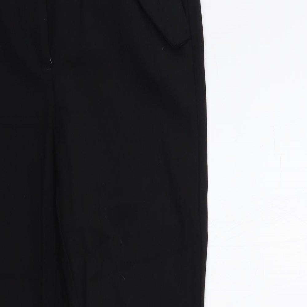 Womens UK Size 8 H&M Regular Fit  Black Trousers