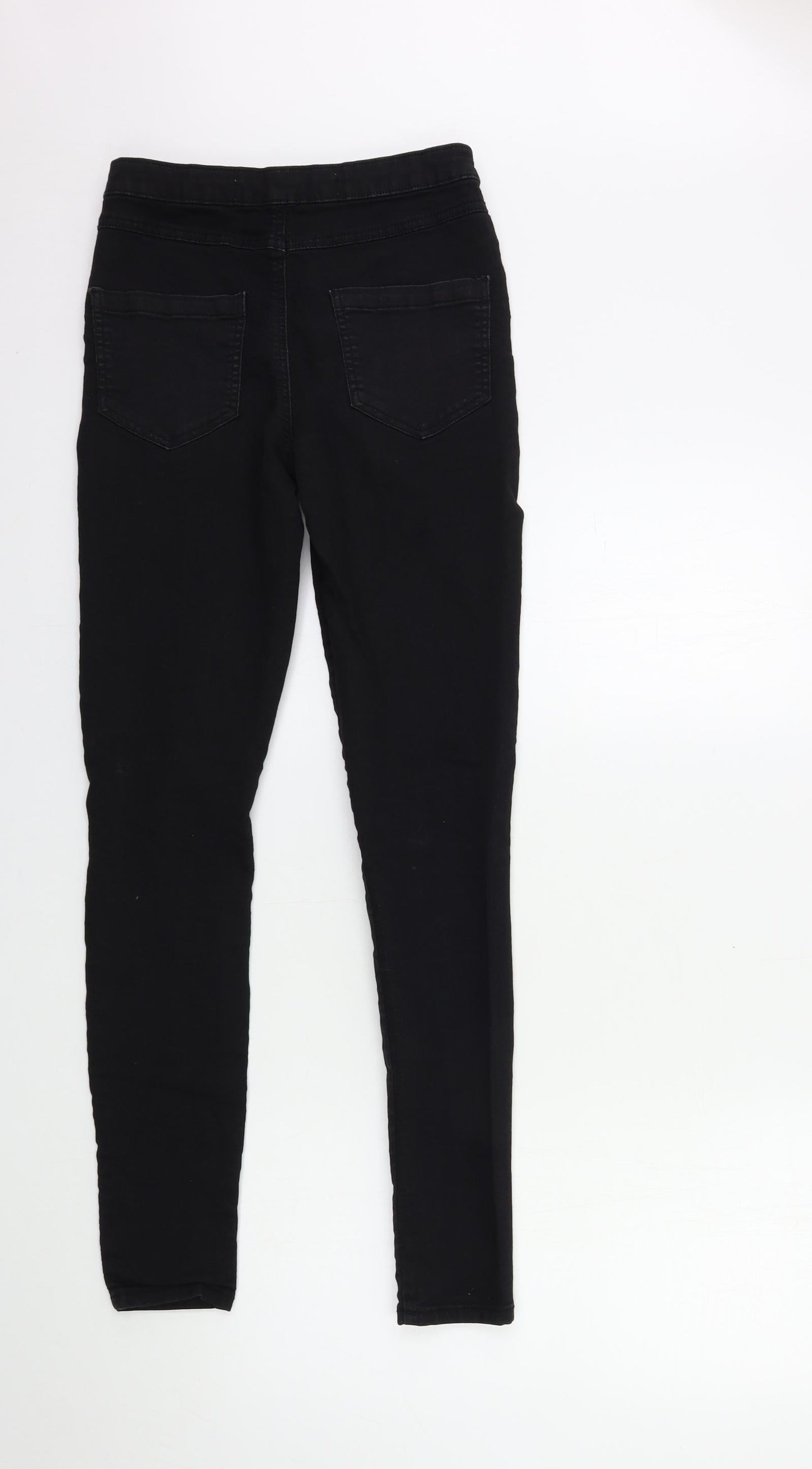 Denim & Co. Womens Black  Denim Skinny Jeans Size 10 L30 in