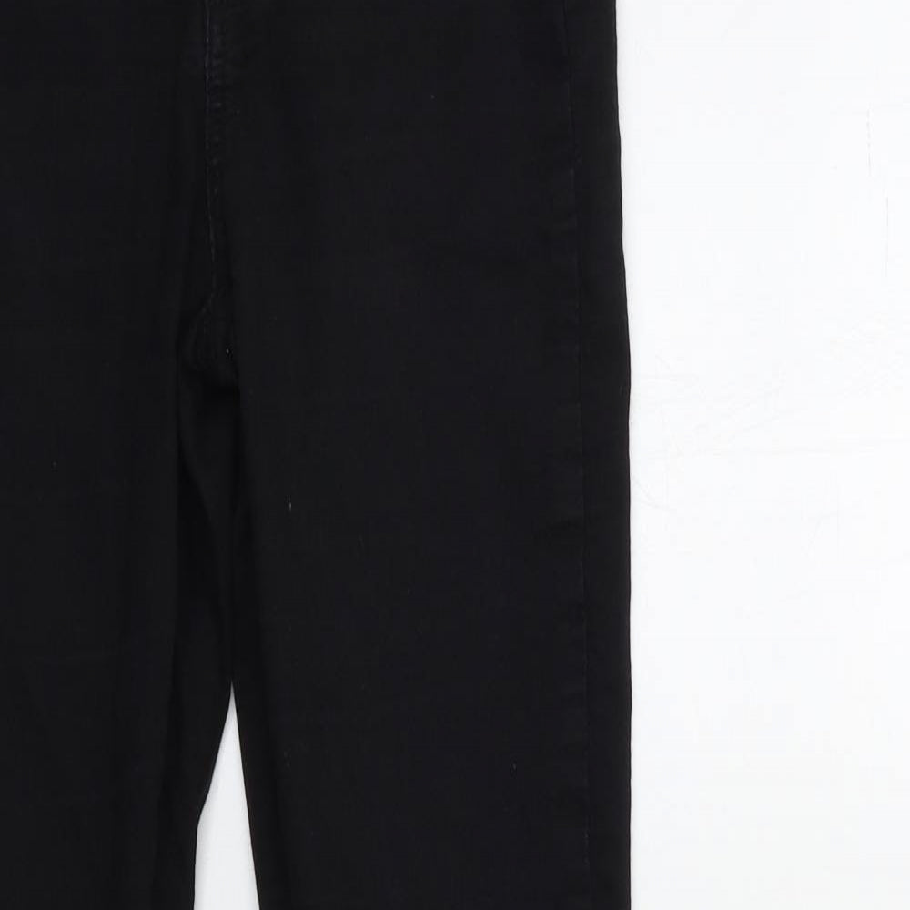 Denim & Co. Womens Black  Denim Skinny Jeans Size 10 L30 in