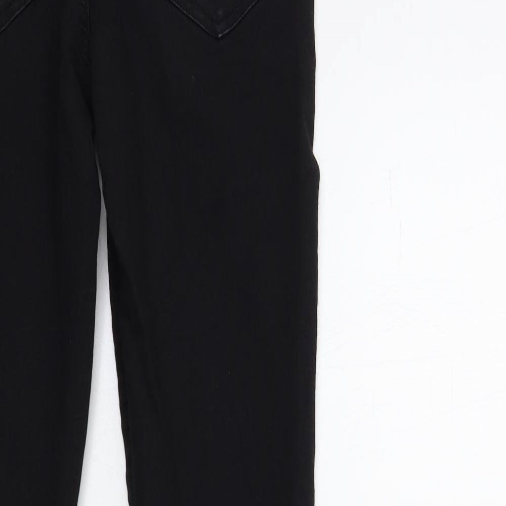 Denim & Co. Womens Black  Denim Skinny Jeans Size 10 L30 in