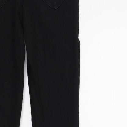 Denim & Co. Womens Black  Denim Skinny Jeans Size 10 L30 in