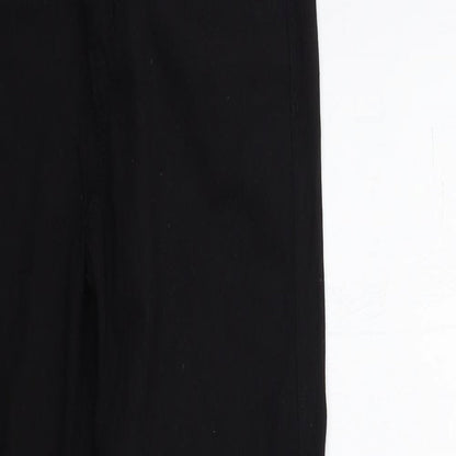 Denim & Co. Womens Black  Denim Skinny Jeans Size 10 L28 in