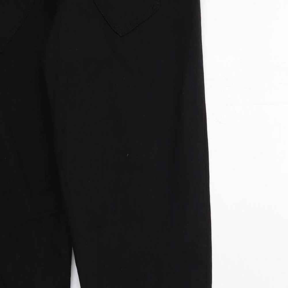 Denim & Co. Womens Black  Denim Skinny Jeans Size 10 L28 in