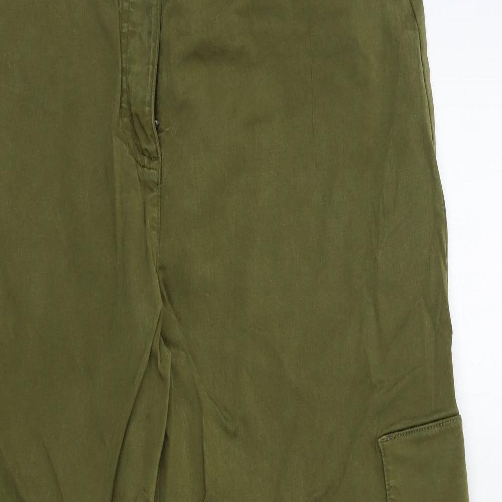 Womens UK Size 32 in Preworn Regular Fit Skinny Green Jeans
