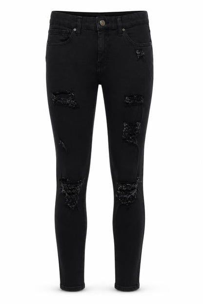Womens UK Size 30 in Topshop Regular Fit Skinny Black Jeans