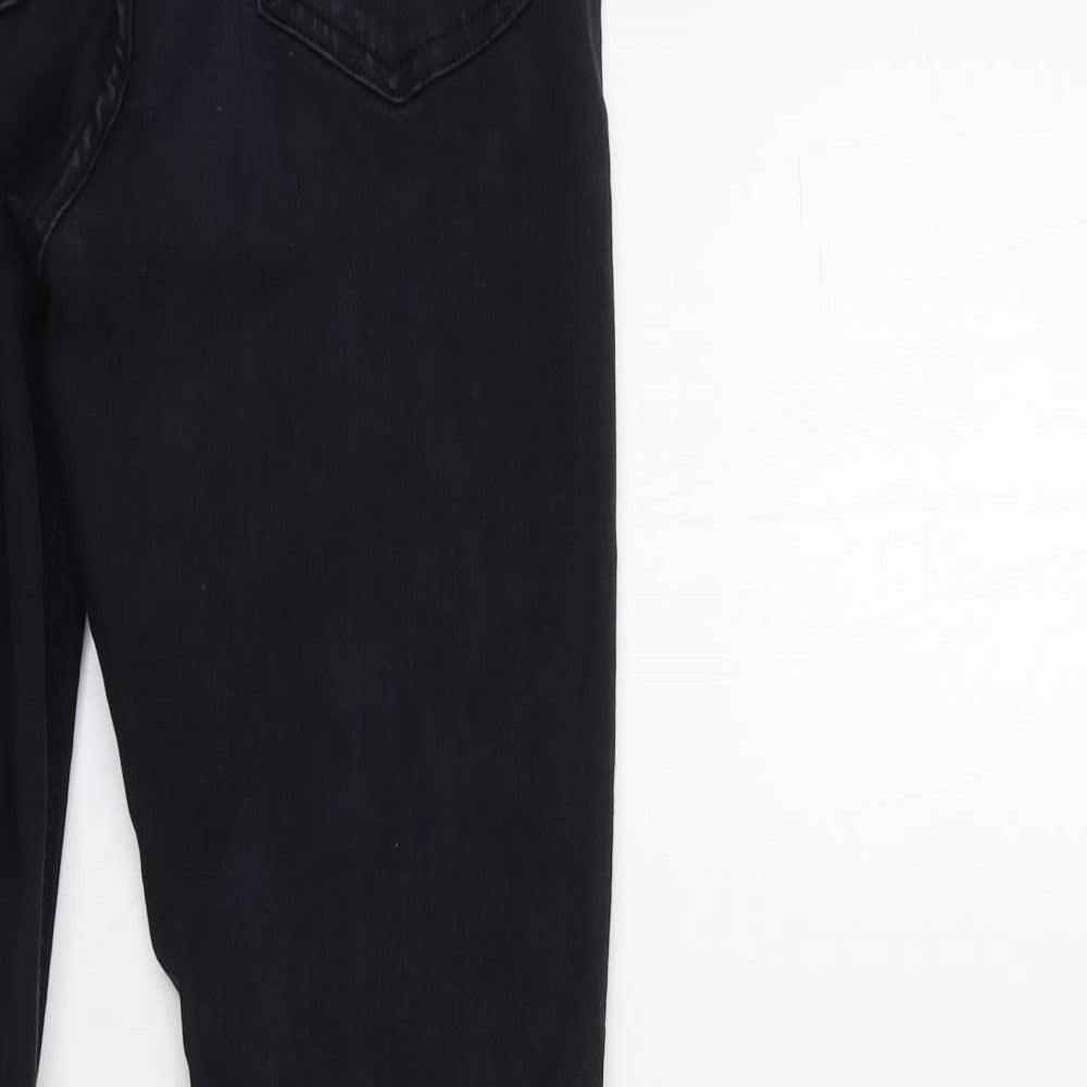 Topshop Womens Black  Denim Skinny Jeans Size 30 in L32 in