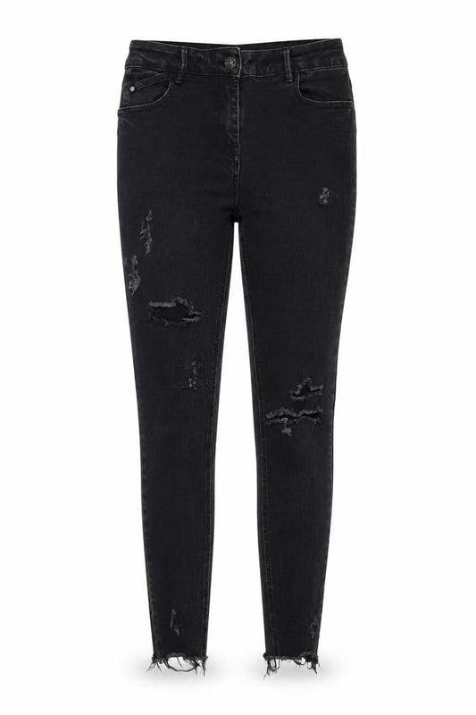 Womens UK Size 10 Matalan Regular Fit Skinny Black Jeans