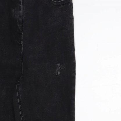 Matalan Womens Black  Denim Skinny Jeans Size 10 L28 in