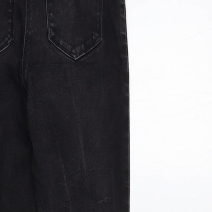 Matalan Womens Black  Denim Skinny Jeans Size 10 L28 in