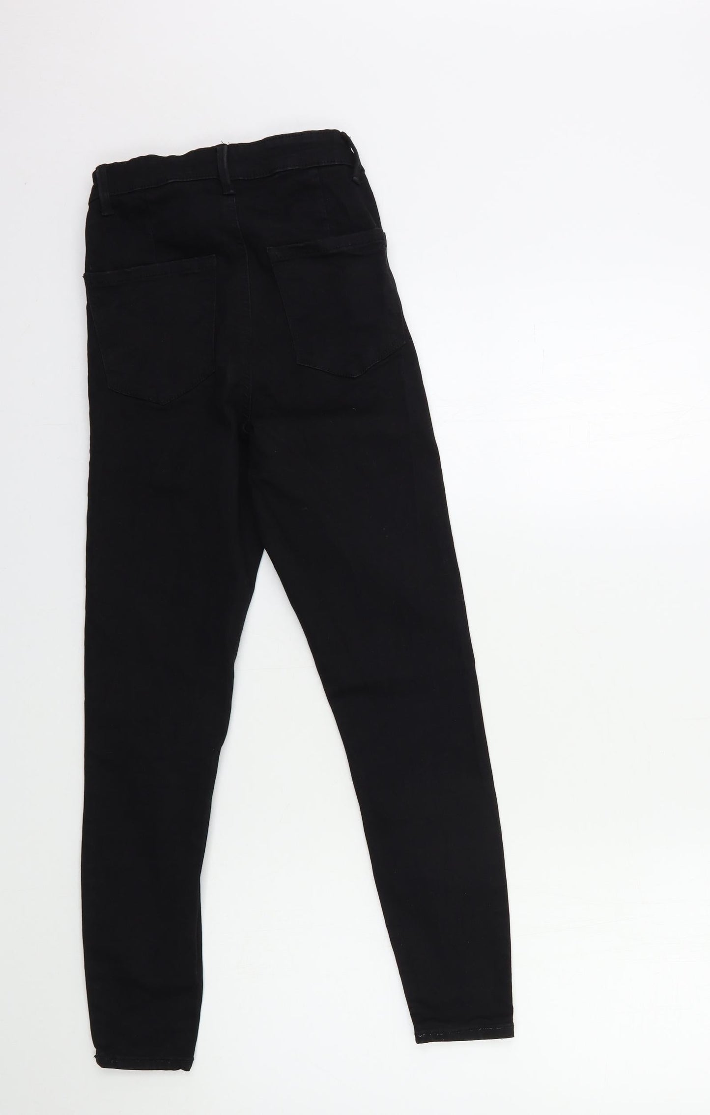 Denim & Co. Womens Black  Denim Skinny Jeans Size 8 L25 in