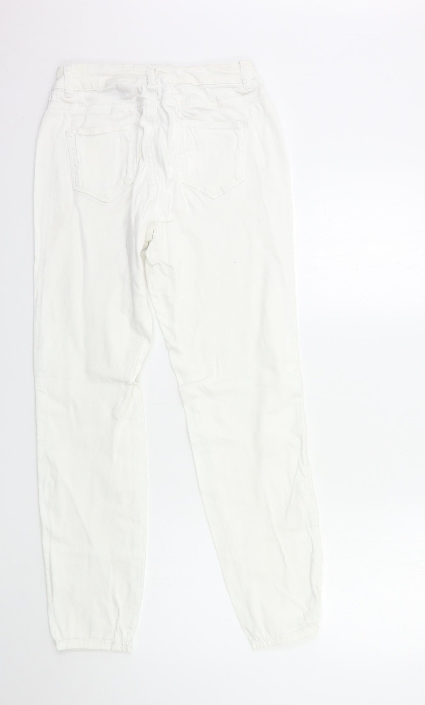 NEXT Womens White  Denim Skinny Jeans Size 12 L29 in