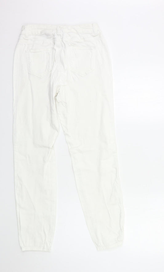 NEXT Womens White  Denim Skinny Jeans Size 12 L29 in