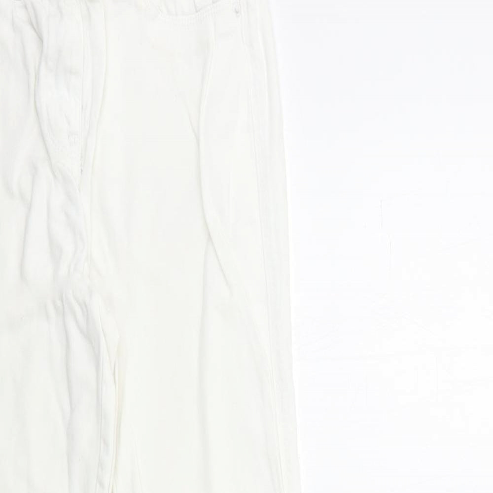 NEXT Womens White  Denim Skinny Jeans Size 12 L29 in