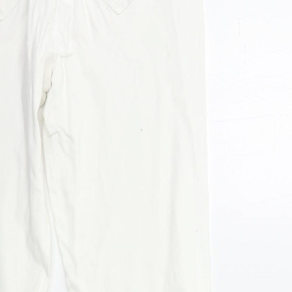 NEXT Womens White  Denim Skinny Jeans Size 12 L29 in