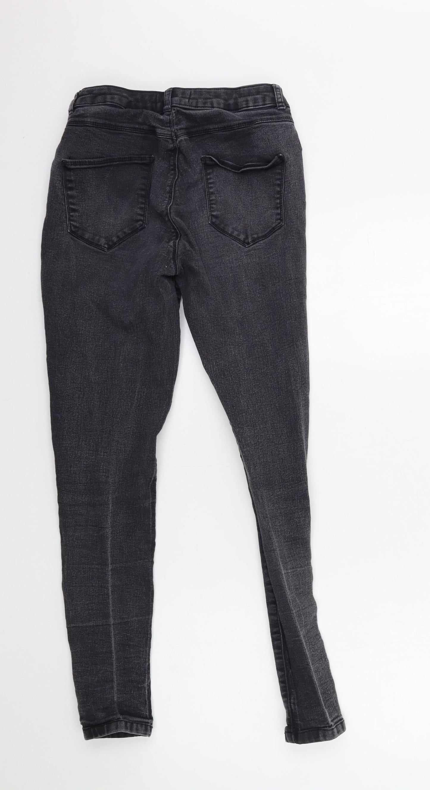 Dorothy Perkins Womens Black  Denim Skinny Jeans Size 10 L29 in