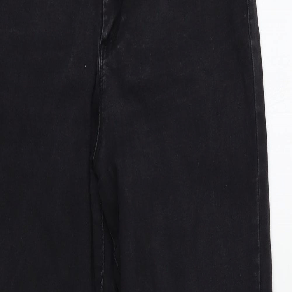 Denim & Co. Womens Black  Denim Skinny Jeans Size 8 L26 in