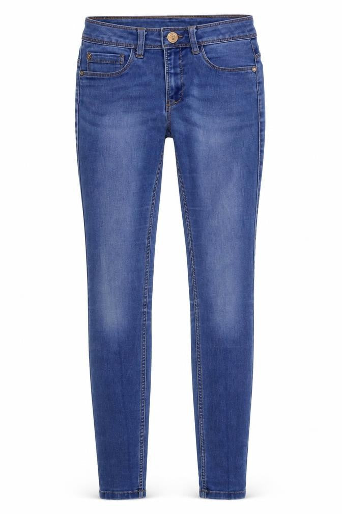 Womens UK Size S Only Regular Fit Skinny Blue Jeans