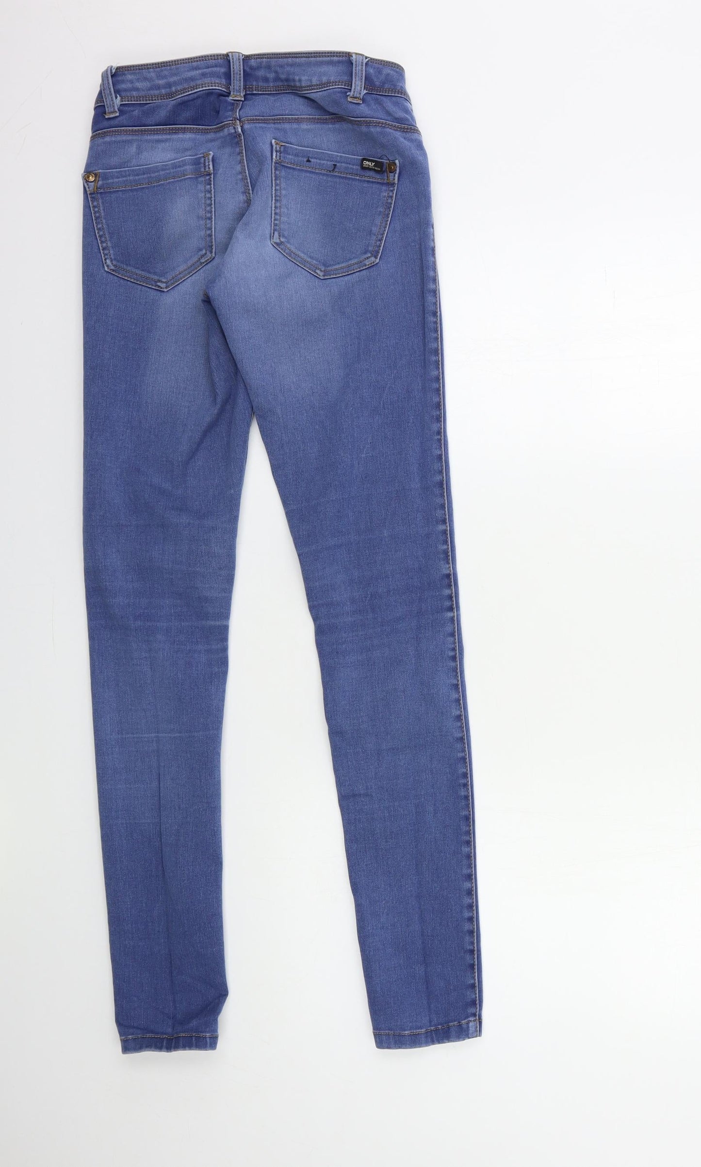Only Womens Blue  Denim Skinny Jeans Size S L31 in